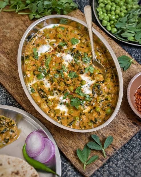 Malai Methi Mutter