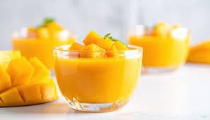 Mango Vanilla Pudding